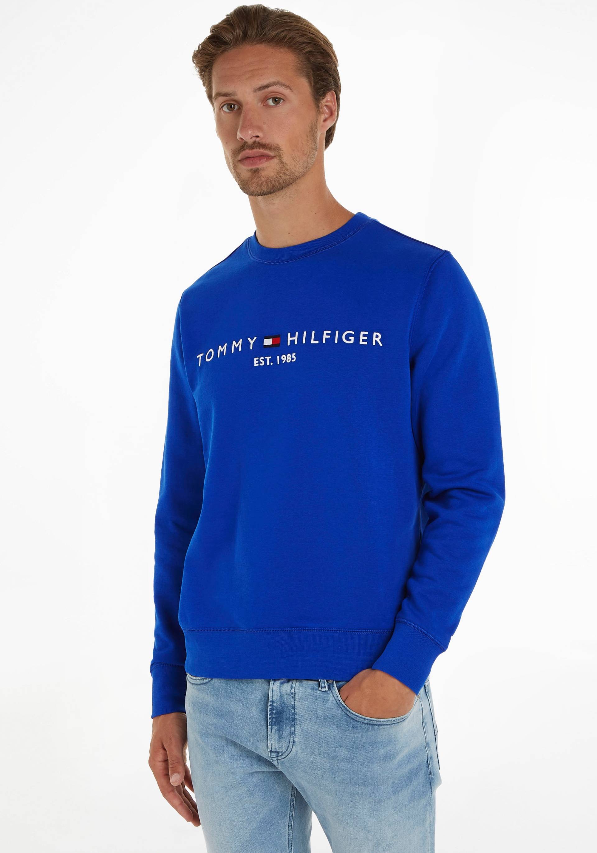 Tommy Hilfiger Sweatshirt »TOMMY LOGO SWEATSHIRT«, mit klassischem Rundhalsausschnitt von Tommy Hilfiger
