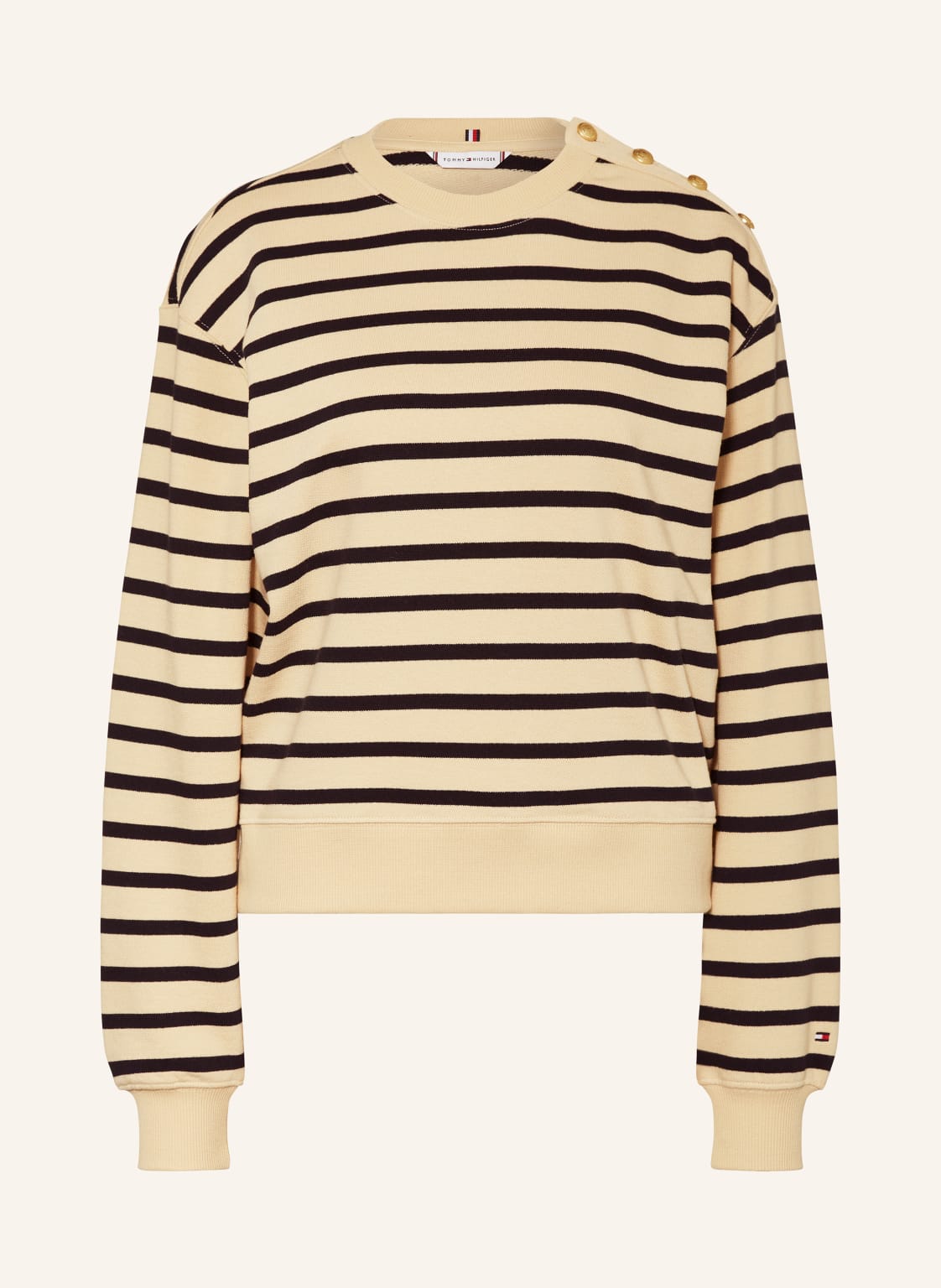 Tommy Hilfiger Sweatshirt beige von Tommy Hilfiger