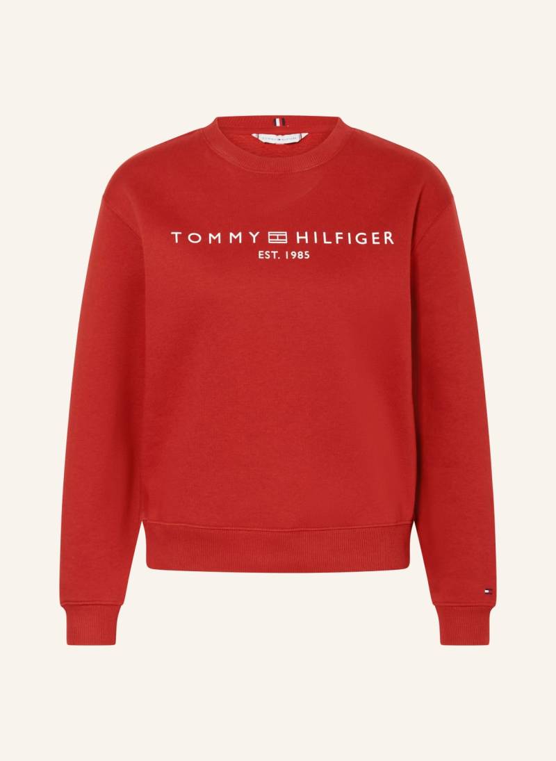 Tommy Hilfiger Sweatshirt rot von Tommy Hilfiger