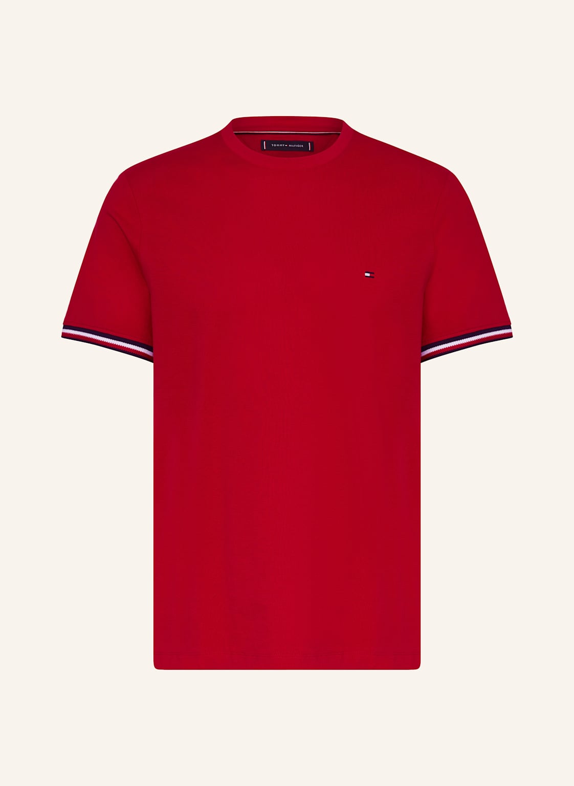 Tommy Hilfiger T-Shirt Aus Piqué rot von Tommy Hilfiger