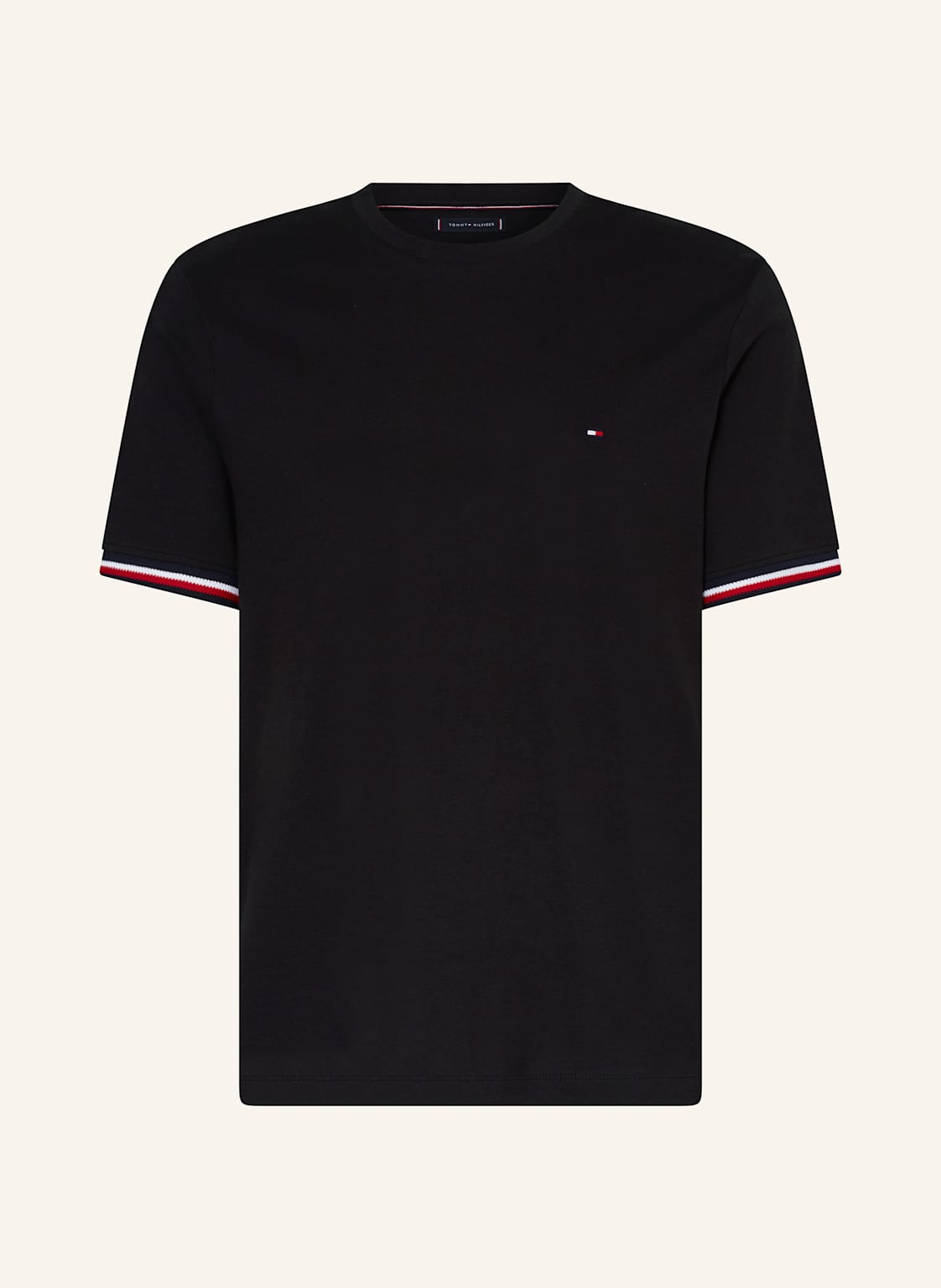 Tommy Hilfiger T-Shirt Aus Piqué schwarz von Tommy Hilfiger