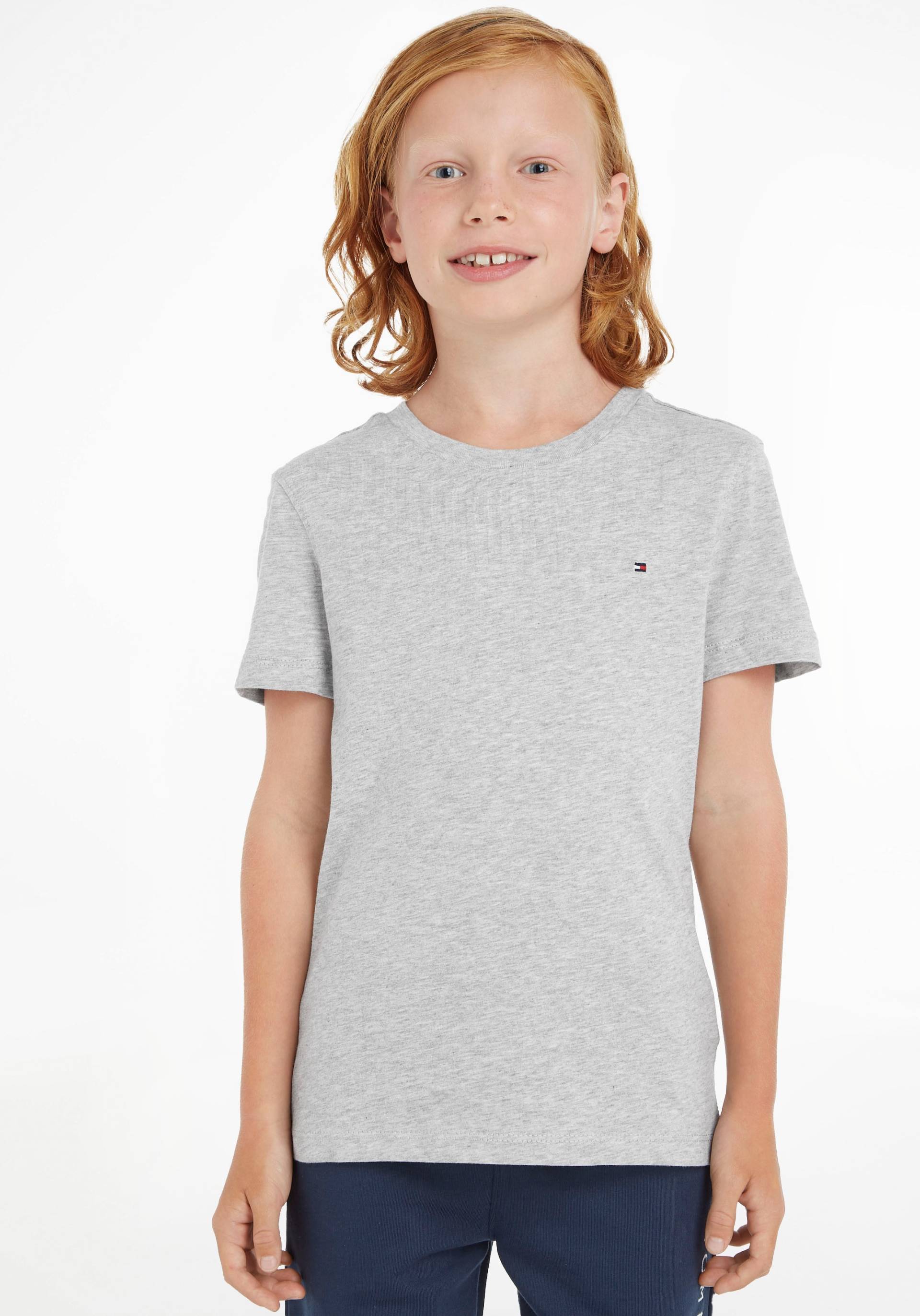 Tommy Hilfiger T-Shirt »BOYS BASIC CN KNIT«, Kinder Kids Junior MiniMe von Tommy Hilfiger