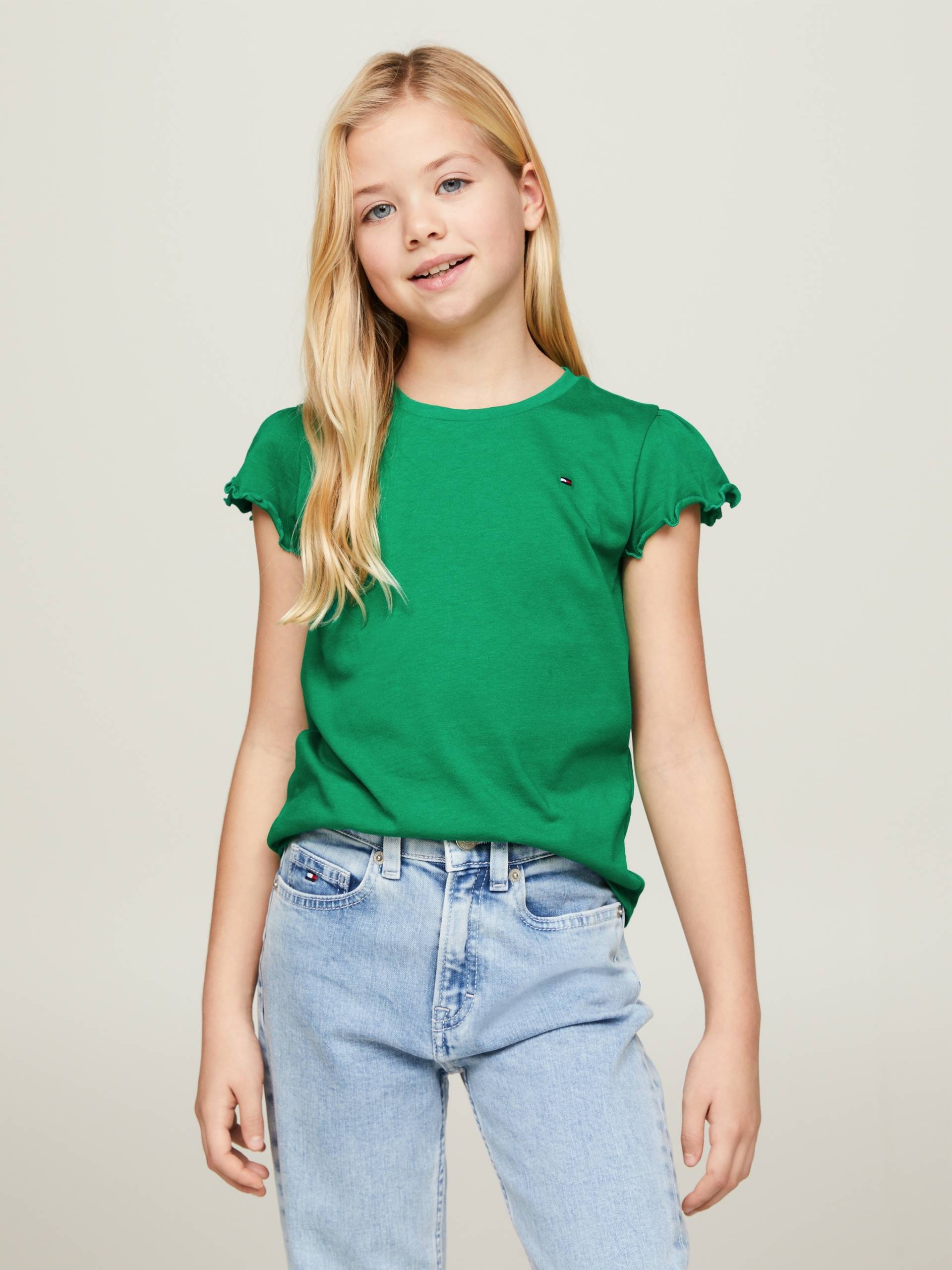 Tommy Hilfiger T-Shirt »ESSENTIAL RUFFLE SLEEVE TOP«, für Babys von Tommy Hilfiger