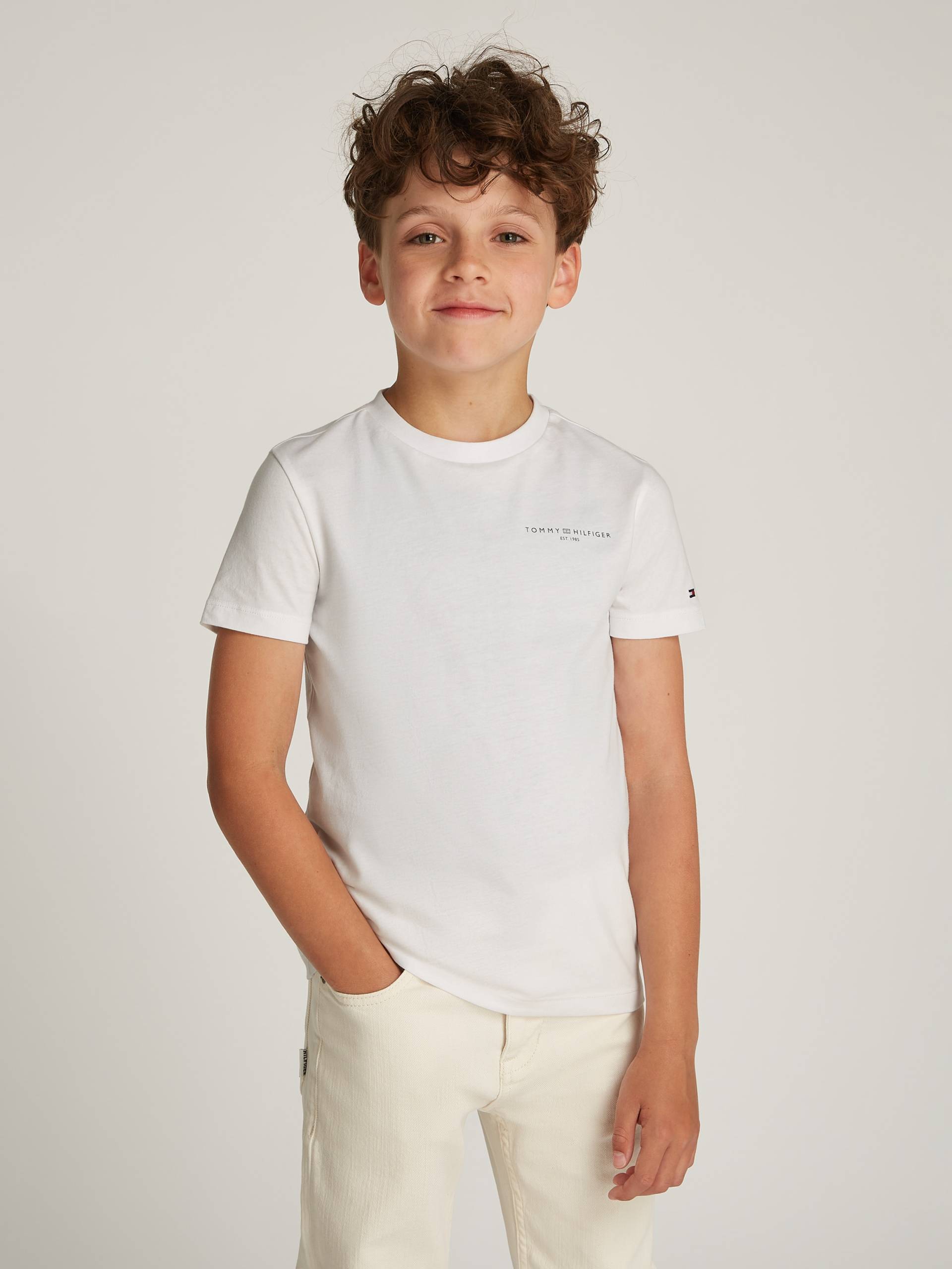 Tommy Hilfiger T-Shirt »MINI CORP T-SHIRT«, in Unifarbe Tommy Hilfiger T-Shirt »MINI CORP T-SHIRT«, in Unifarbe von Tommy Hilfiger