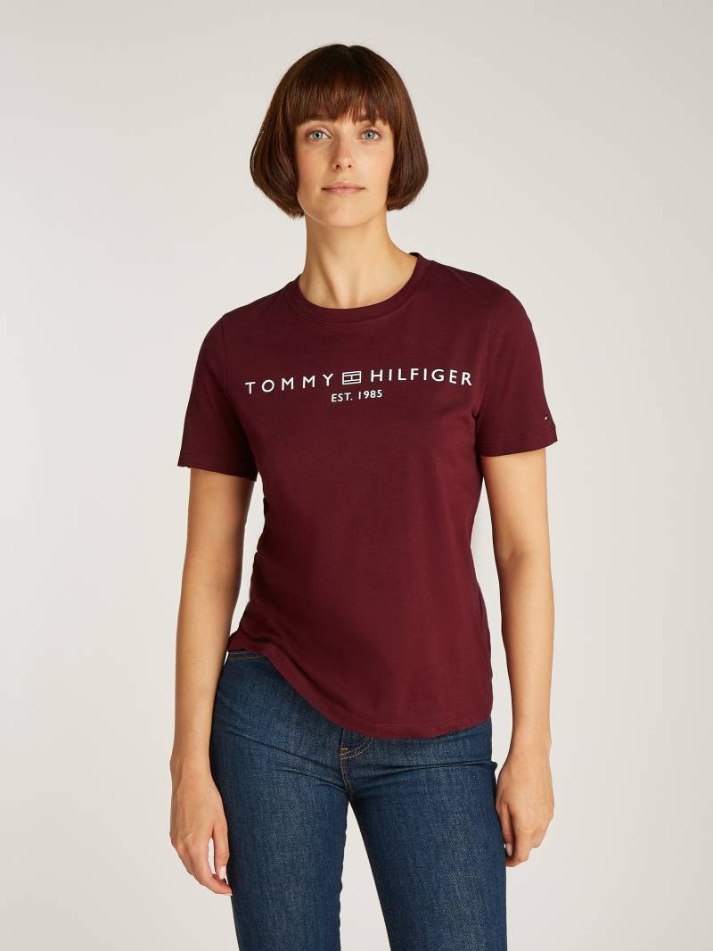 Tommy Hilfiger T-Shirt »REG CORP LOGO C-NK SS«, mit Logoschriftzug von Tommy Hilfiger