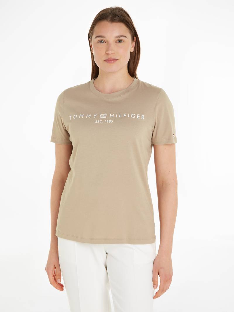 Tommy Hilfiger T-Shirt »REG CORP LOGO C-NK SS«, mit Logoschriftzug von Tommy Hilfiger