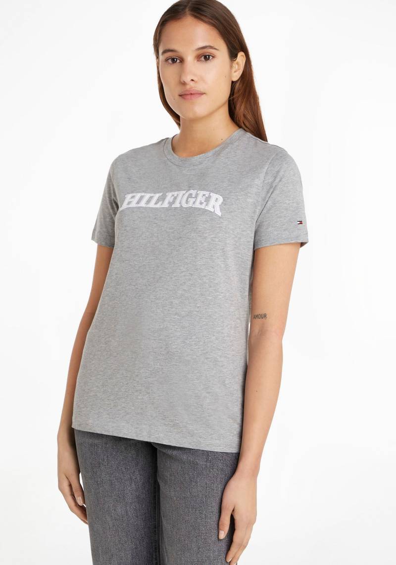 Tommy Hilfiger T-Shirt »REG TONAL HILFIGER C-NK SS«, mit Tommy Hilfiger Markenlabel von Tommy Hilfiger