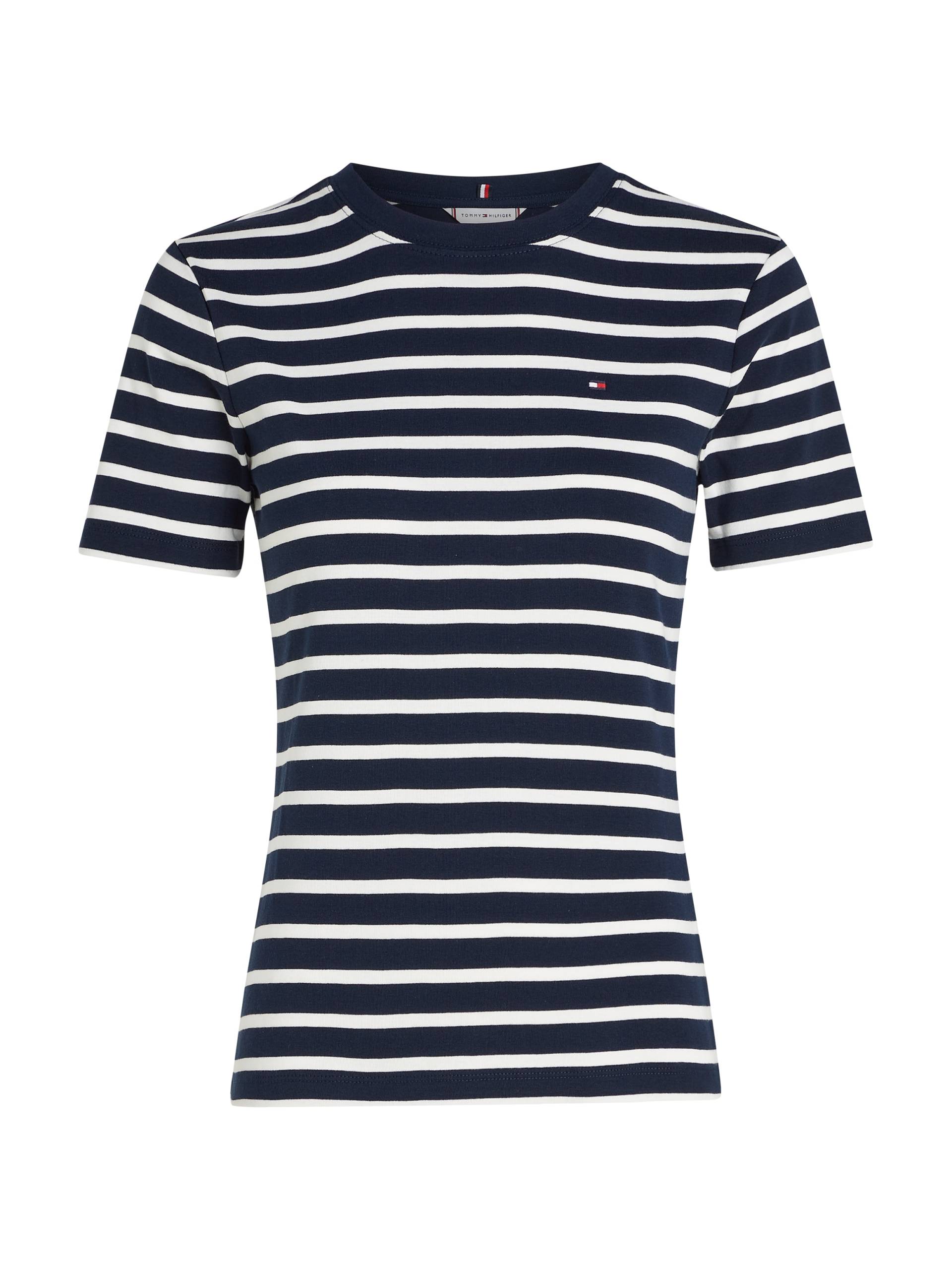 Tommy Hilfiger T-Shirt »SLIM CODY C-NK SS«, mit Logostickerei von Tommy Hilfiger