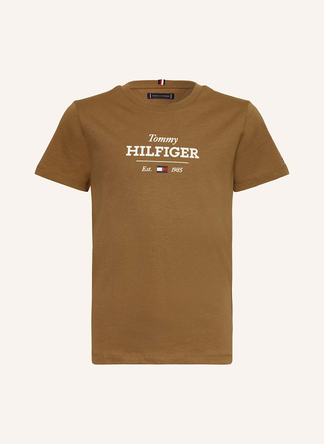 Tommy Hilfiger T-Shirt braun Tommy Hilfiger T-Shirt braun von Tommy Hilfiger