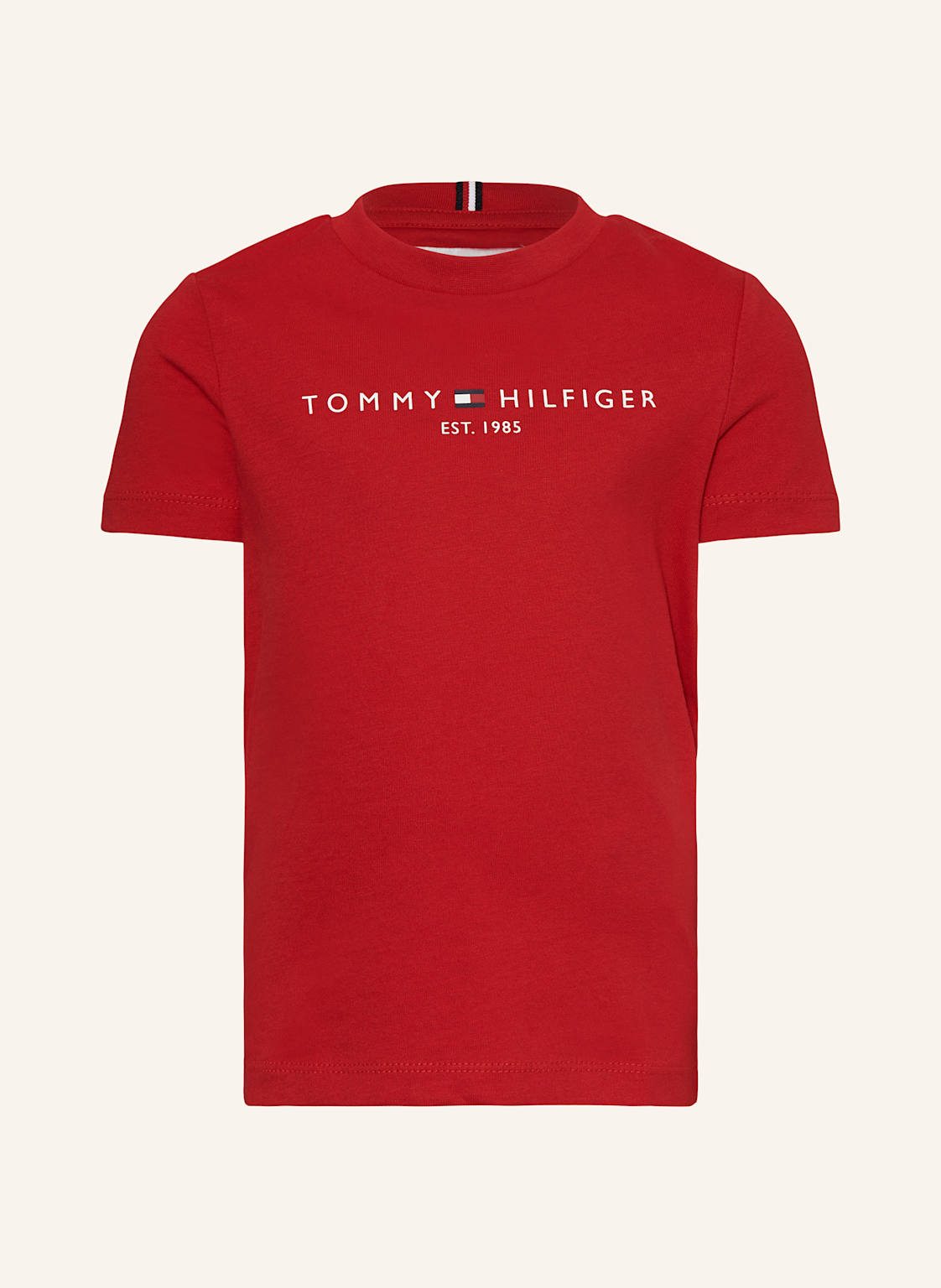 Tommy Hilfiger T-Shirt rot Tommy Hilfiger T-Shirt rot von Tommy Hilfiger