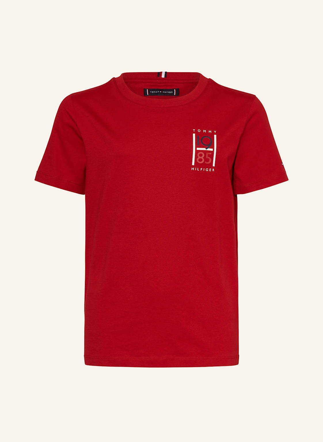 Tommy Hilfiger T-Shirt rot Tommy Hilfiger T-Shirt rot von Tommy Hilfiger