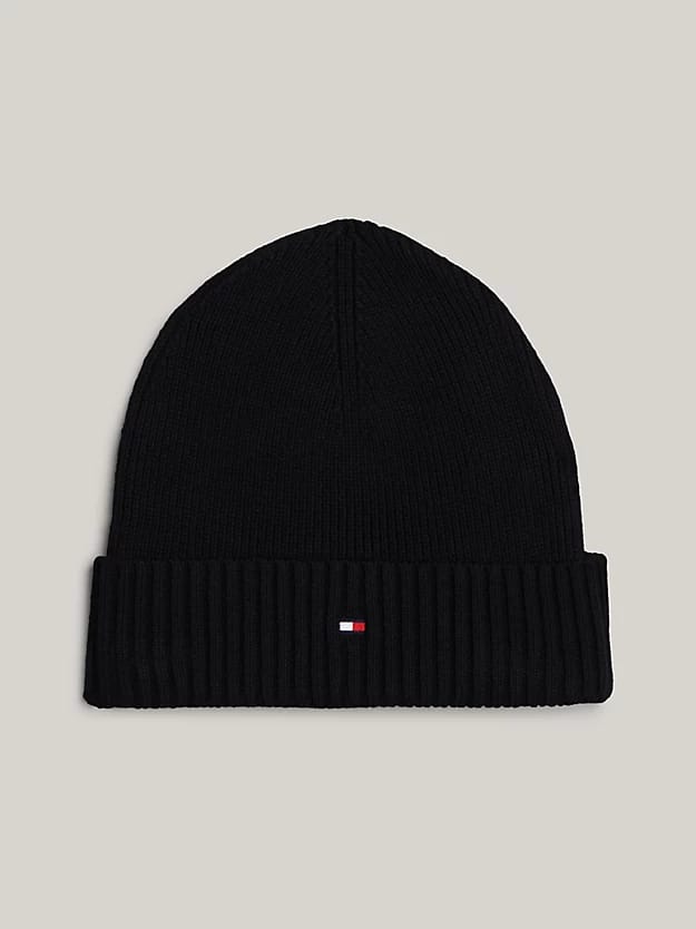 Tommy hilfiger TH FLAG PIMA COTTON BEANIE-0 Einmalige Grösse von Tommy hilfiger