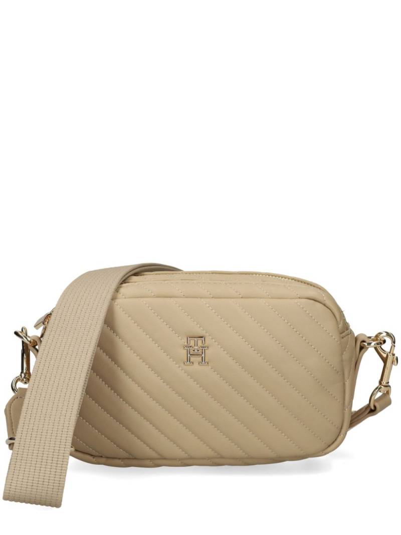 Tommy Hilfiger TH Monogram quilted camera bag - Neutrals von Tommy Hilfiger