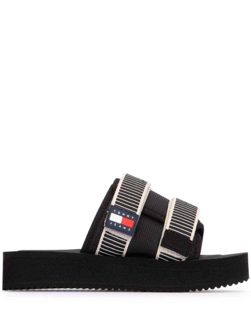 Tommy Hilfiger TJM slides - Black von Tommy Hilfiger