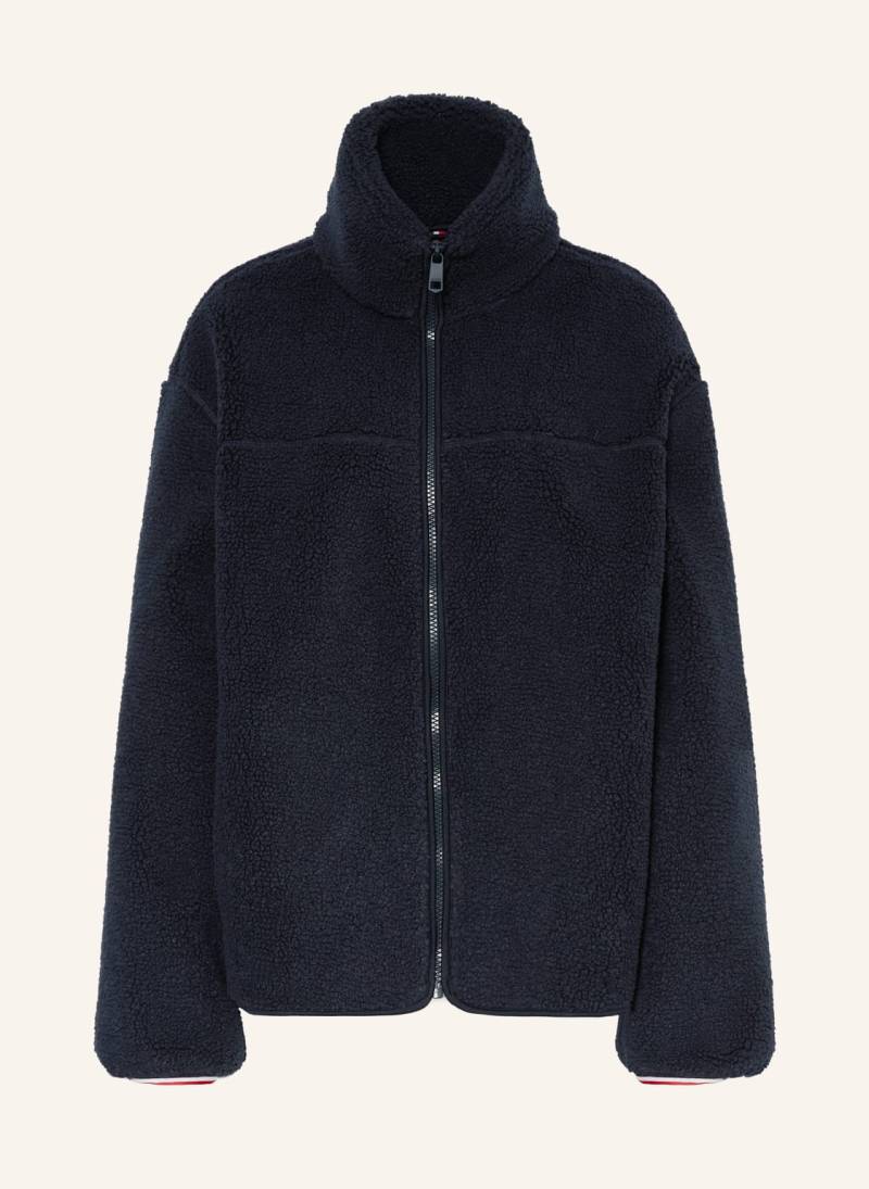 Tommy Hilfiger Teddyfell-Jacke blau von Tommy Hilfiger