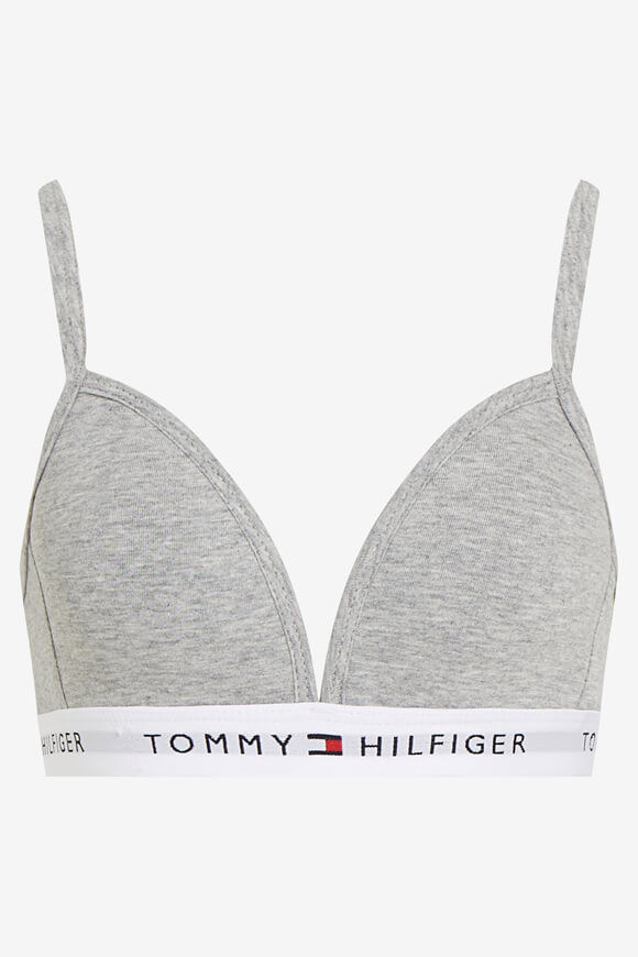 Tommy Hilfiger Triangel-BH | Light Grey Heather | Mädchen  | 10-12 von Tommy Hilfiger