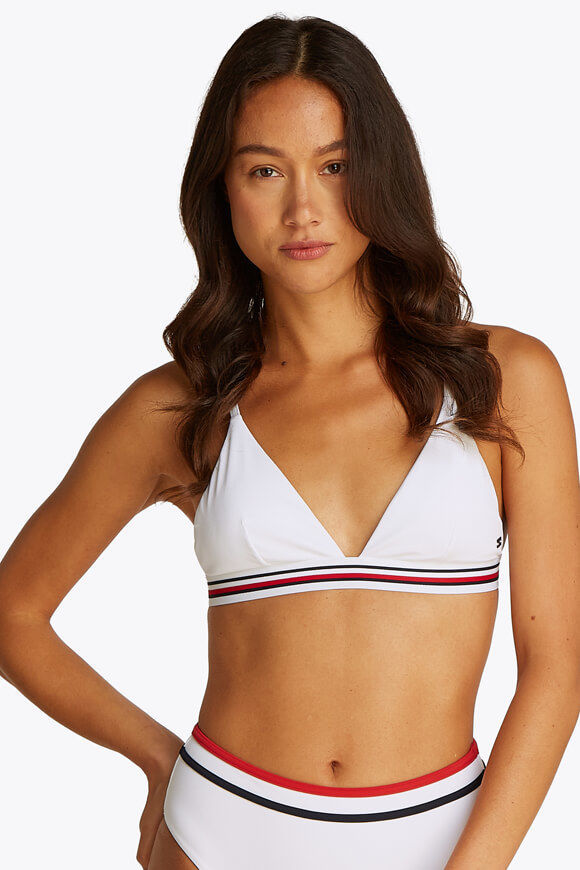 Tommy Hilfiger Triangel Bikini-Oberteil | Classic White | Damen  | M von Tommy Hilfiger