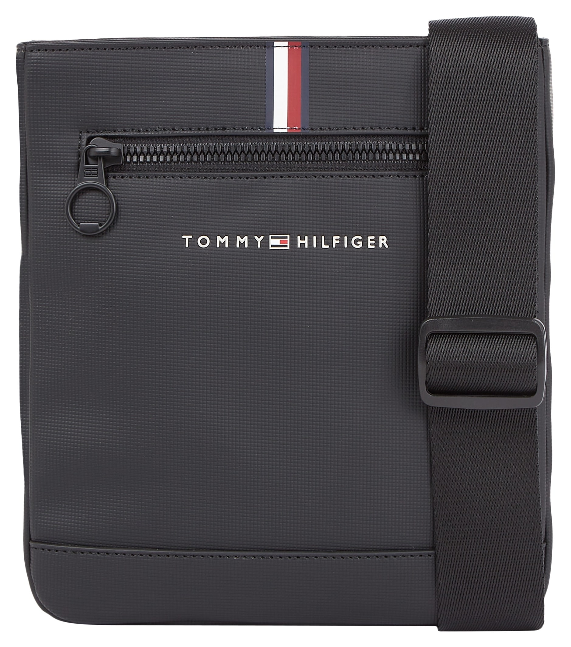 Tommy Hilfiger Umhängetasche, mit charakteristischem Streifendetail von Tommy Hilfiger