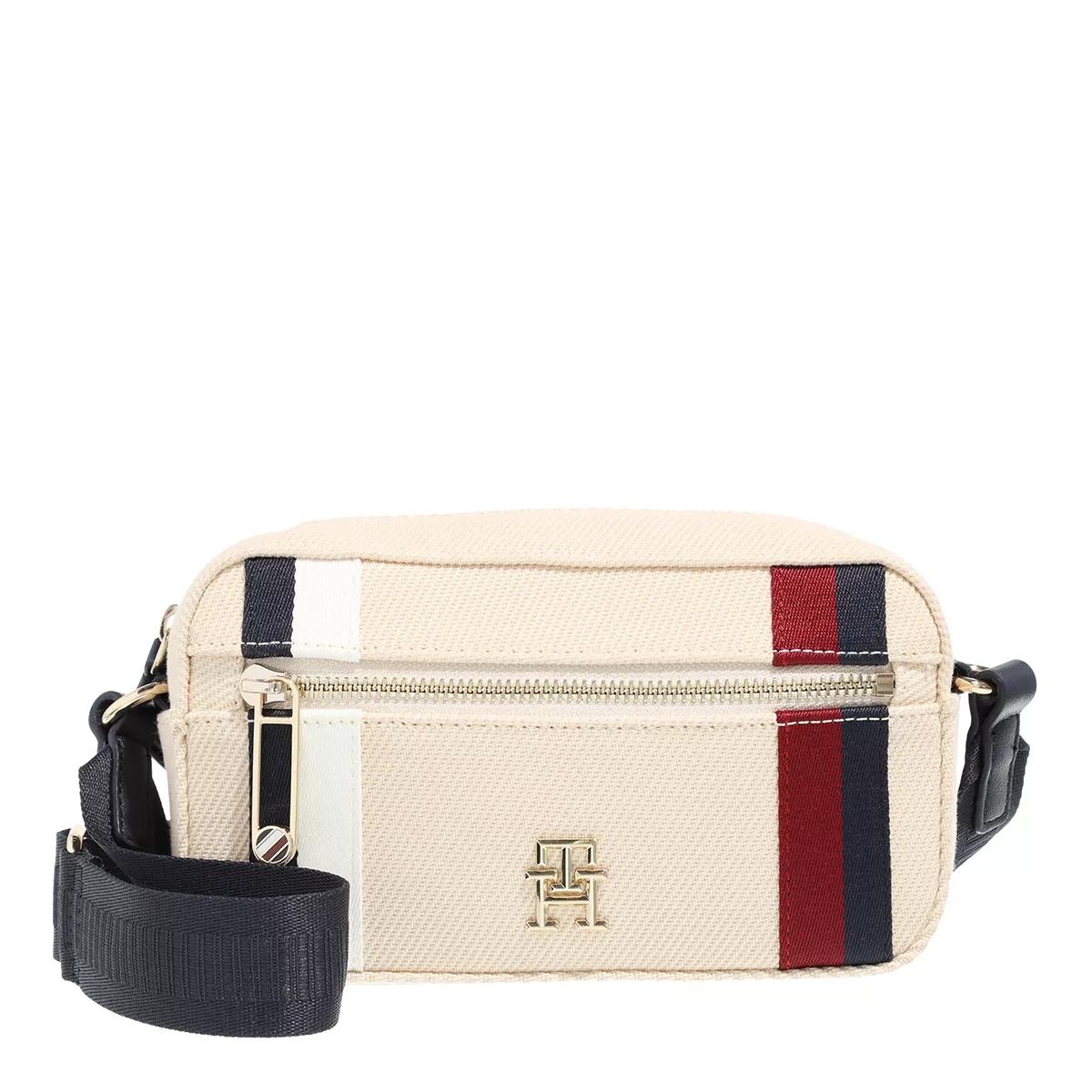 Tommy Hilfiger Umhängetasche - Iconic Tommy Camera Bag Corp - Gr. unisize - in Beige - für Damen von Tommy Hilfiger