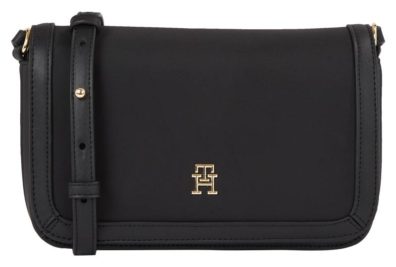 Tommy Hilfiger Umhängetasche »TH ESSENTIAL S FLAP CROSSOVER«, Handtasche Damen Tasche Damen Schultertasche Recycelte Materialien von Tommy Hilfiger