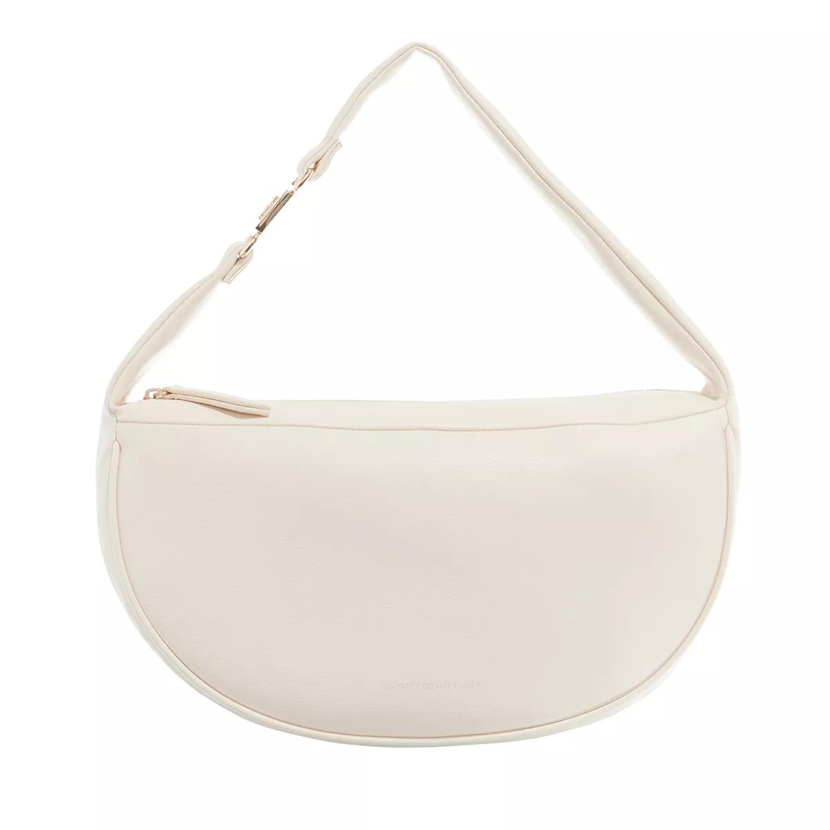 Tommy Hilfiger Umhängetasche - Th Contemporary Shoulder Bag - Gr. unisize - in Creme - für Damen von Tommy Hilfiger