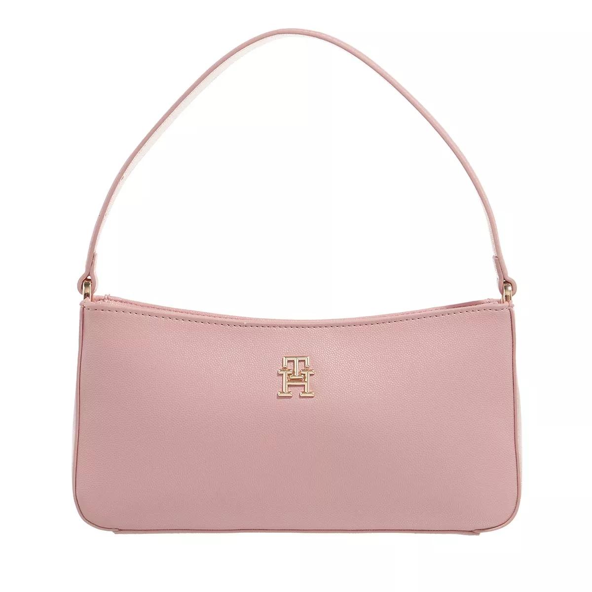 Tommy Hilfiger Umhängetasche - Th Timeless Shoulder Bag - Gr. unisize - in Rosa - für Damen von Tommy Hilfiger