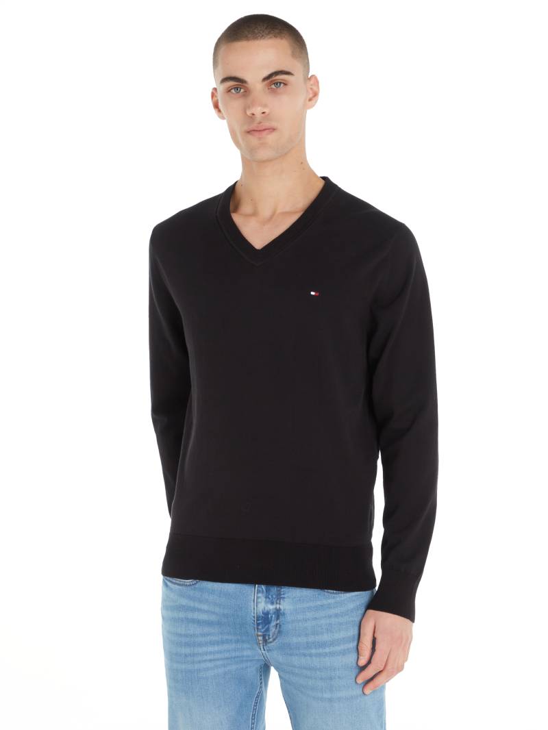 Tommy Hilfiger V-Ausschnitt-Pullover »1985 V NECK SWEATER« von Tommy Hilfiger