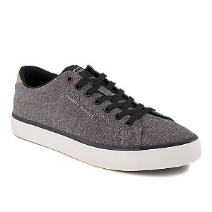 Tommy Hilfiger Vulc Low Chambray Herren Sneaker Schwarz von Tommy Hilfiger