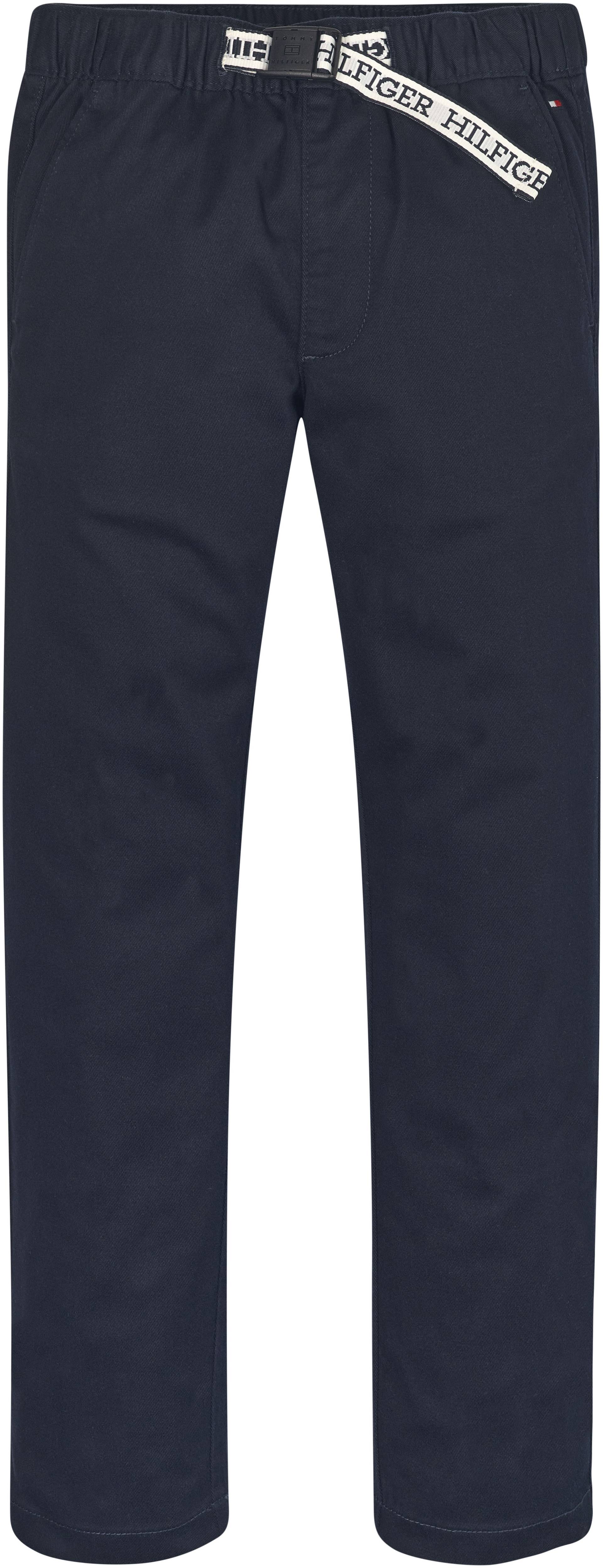 Tommy Hilfiger Webhose »BELTED COMFORT PANTS«, mit eingenähtem Gürtel am Bund von Tommy Hilfiger