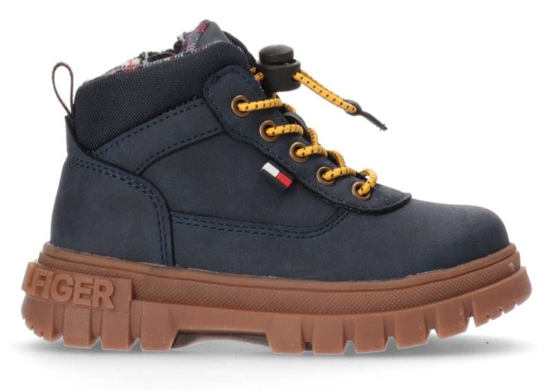 Tommy Hilfiger Winterboots »LACE-UP BOOTIE OCHRE/BLACK«, mit Schnellverschluss von Tommy Hilfiger