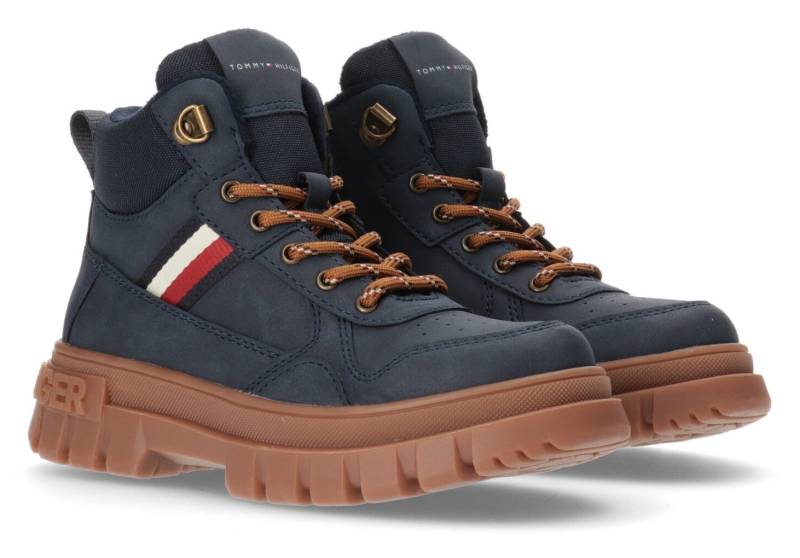 Tommy Hilfiger Winterboots »STRIPES LACE-UP BOOTIE«, mit Warmfutter von Tommy Hilfiger