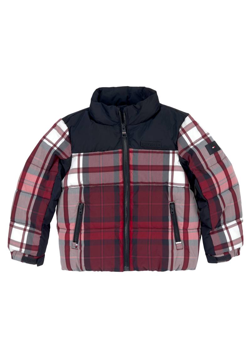 Tommy Hilfiger Winterjacke »NEW YORK CHECK PUFFER JACKET«, ohne Kapuze, für Jungen von Tommy Hilfiger