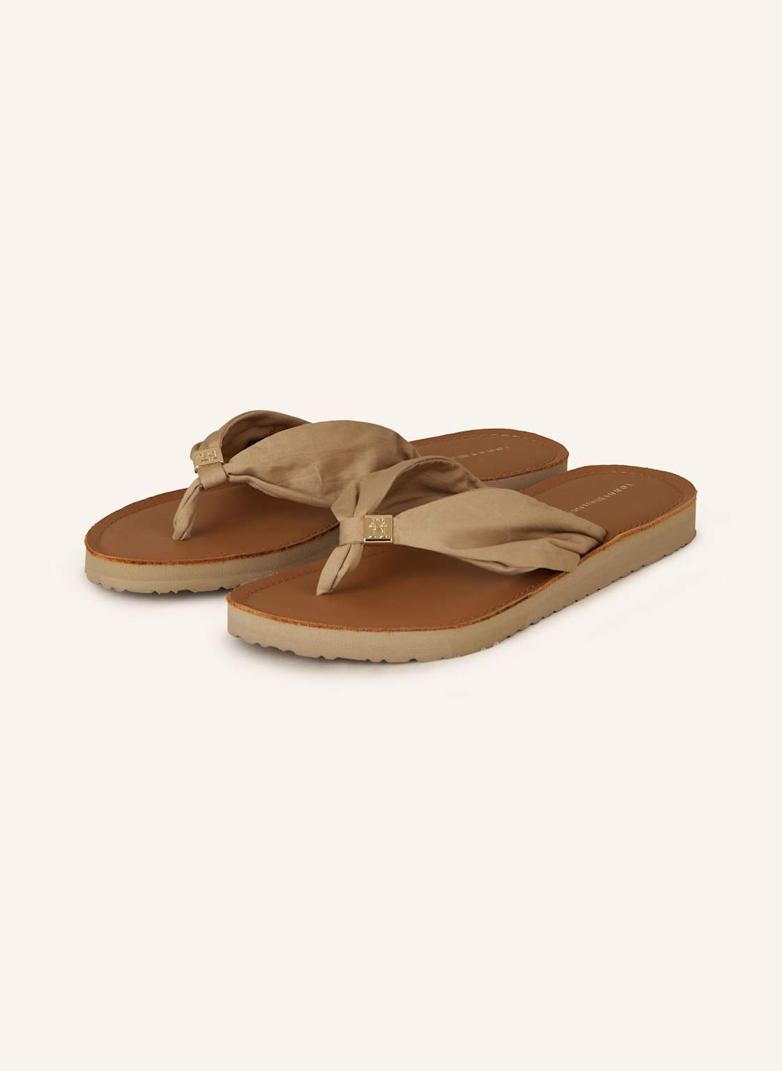Tommy Hilfiger Zehentrenner beige Tommy Hilfiger Zehentrenner beige von Tommy Hilfiger