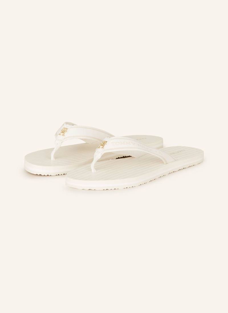 Tommy Hilfiger Zehentrenner beige von Tommy Hilfiger