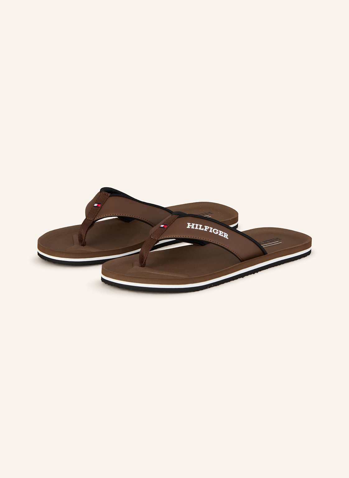 Tommy Hilfiger Zehentrenner braun Tommy Hilfiger Zehentrenner braun von Tommy Hilfiger