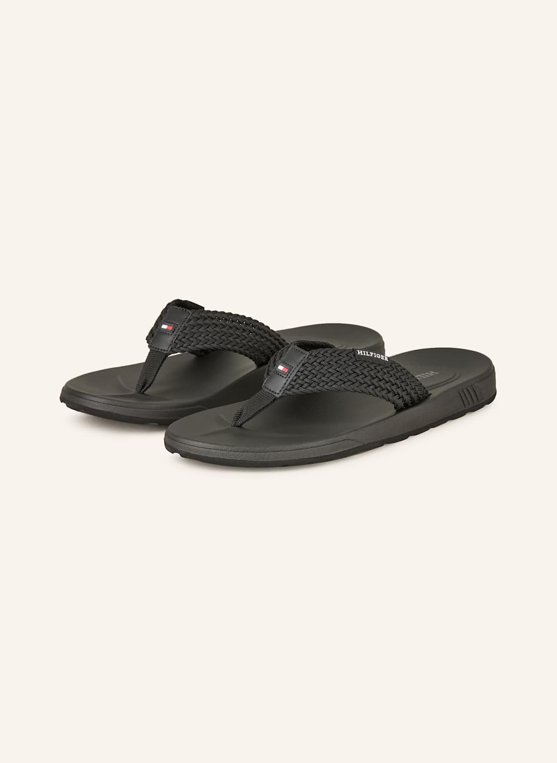 Tommy Hilfiger Zehentrenner schwarz Tommy Hilfiger Zehentrenner schwarz von Tommy Hilfiger