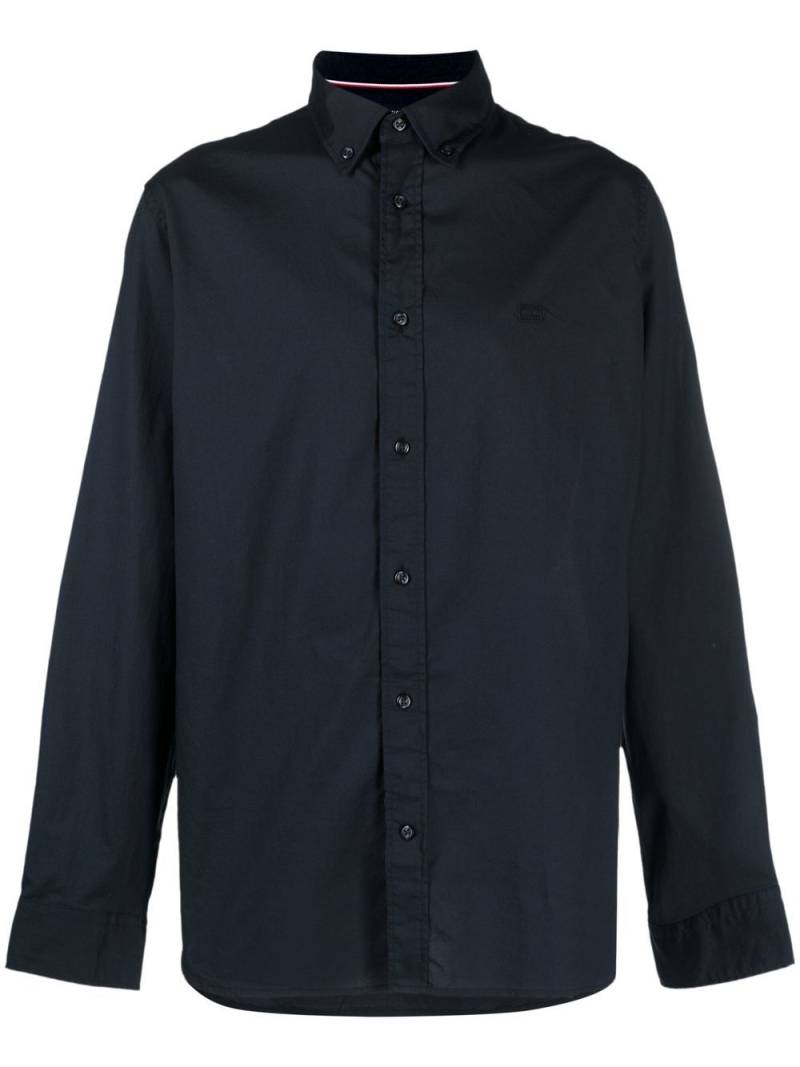 Tommy Hilfiger buttoned-collar long-sleeve shirt - Blue von Tommy Hilfiger