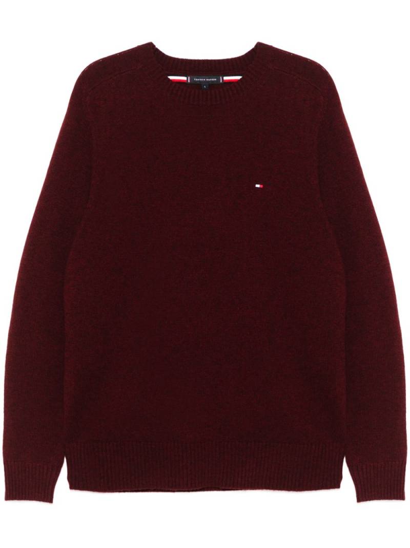 Tommy Hilfiger crew-neck wool sweater - Red von Tommy Hilfiger