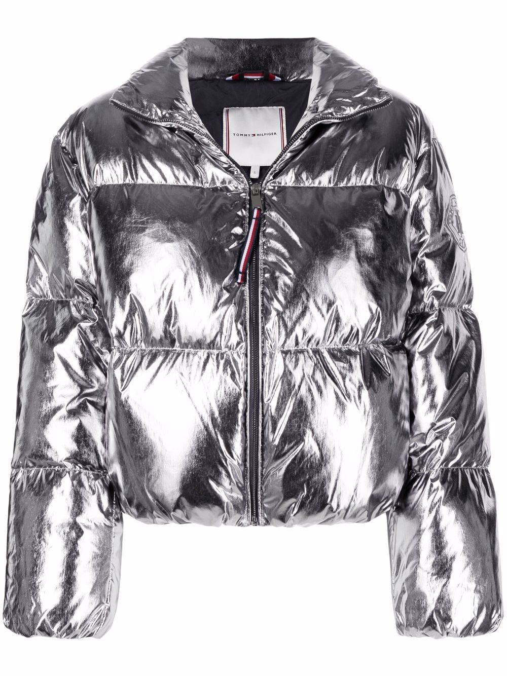 Tommy Hilfiger down-feather puffer jacket - Silver von Tommy Hilfiger