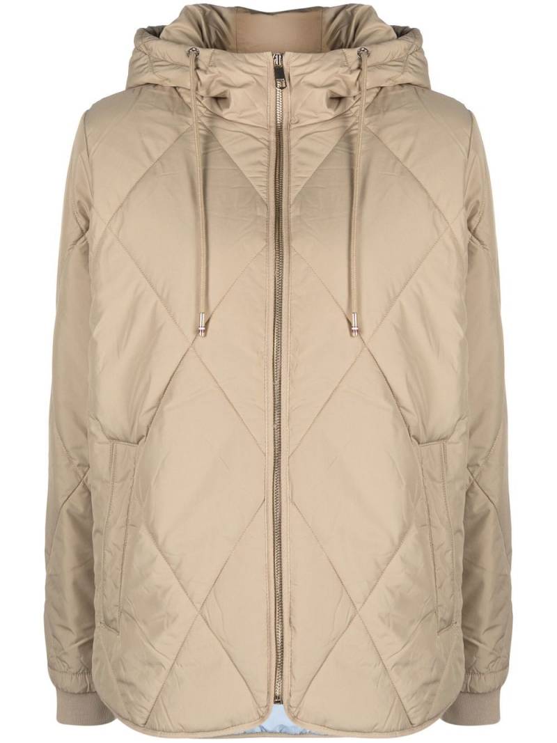 Tommy Hilfiger drawstring-hood padded jacket - Neutrals von Tommy Hilfiger