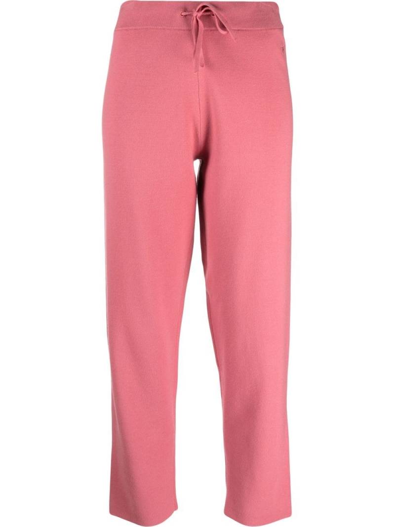 Tommy Hilfiger drawstring straight-leg trousers - Pink von Tommy Hilfiger