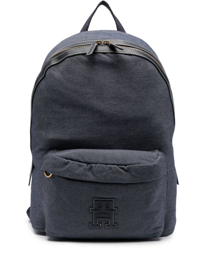 Tommy Hilfiger embroidered-monogram backpack - Blue von Tommy Hilfiger