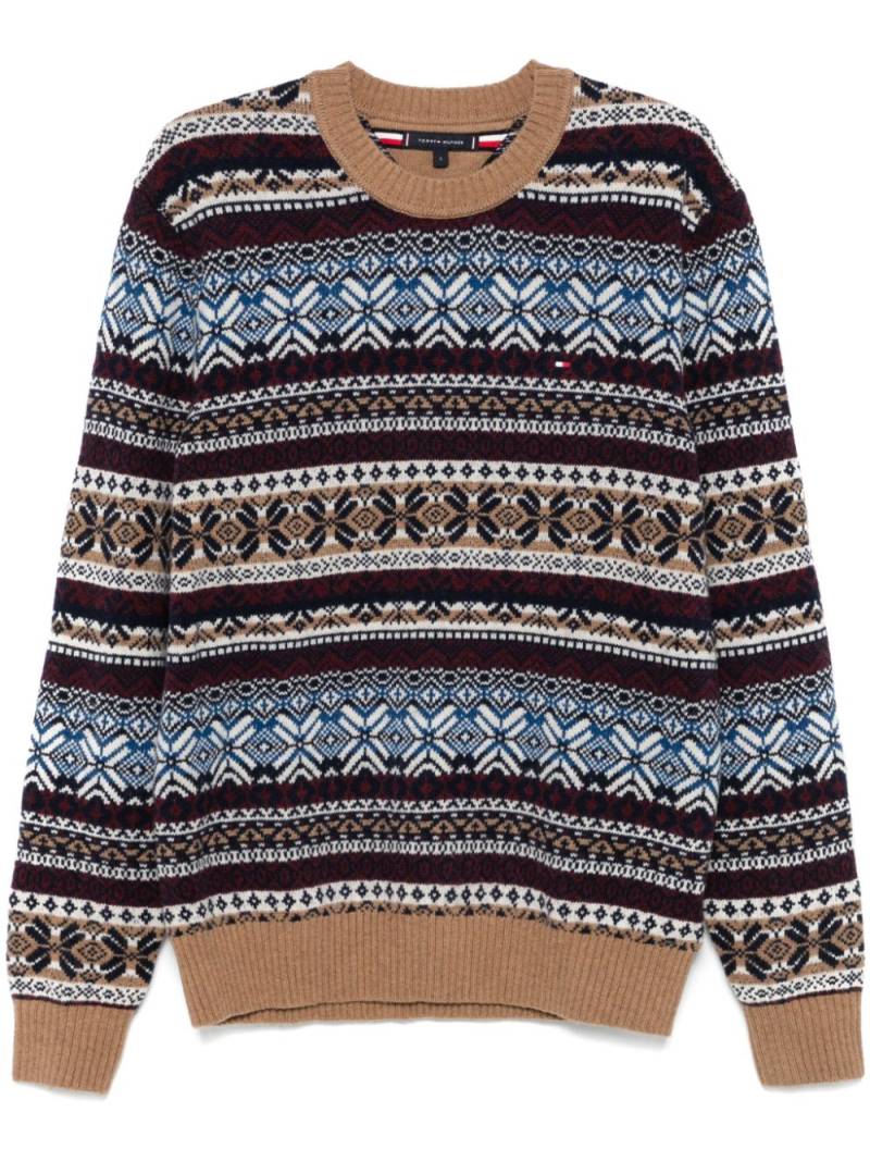 Tommy Hilfiger fair isle sweater - Blue von Tommy Hilfiger