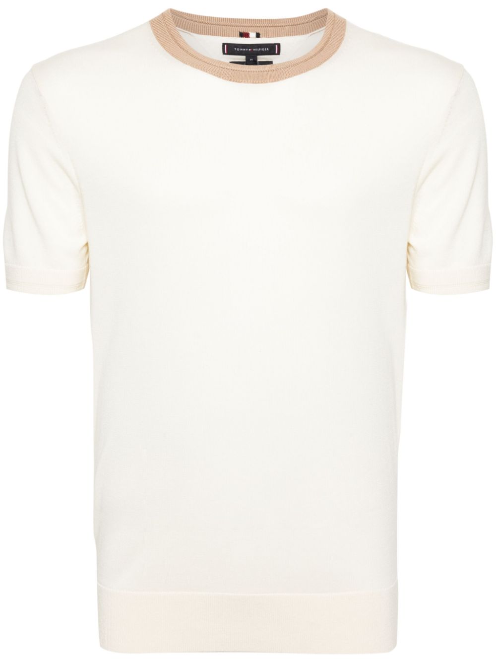 Tommy Hilfiger fine-knit T-shirt - Neutrals von Tommy Hilfiger