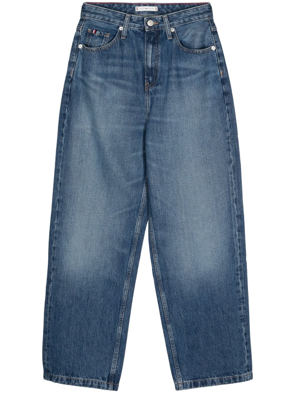 Tommy Hilfiger high-rise straight-leg jeans - Blue von Tommy Hilfiger