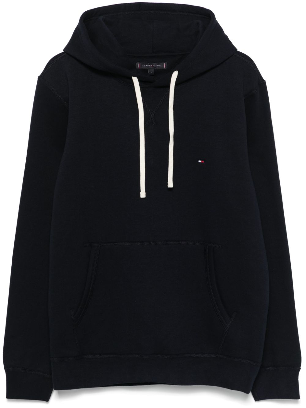 Tommy Hilfiger jersey-texture hoodie - Blue von Tommy Hilfiger