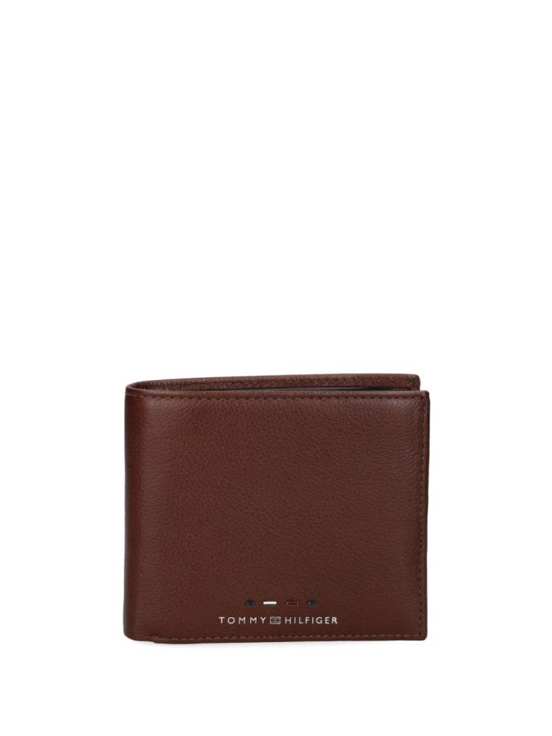 Tommy Hilfiger leather bi-fold wallet - Brown von Tommy Hilfiger