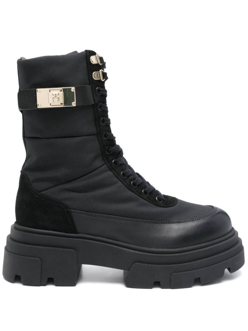 Tommy Hilfiger leather biker boots - Black von Tommy Hilfiger