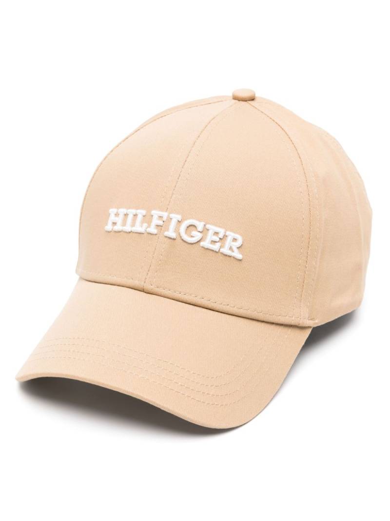 Tommy Hilfiger logo-appliqué cotton baseball cap - Neutrals von Tommy Hilfiger