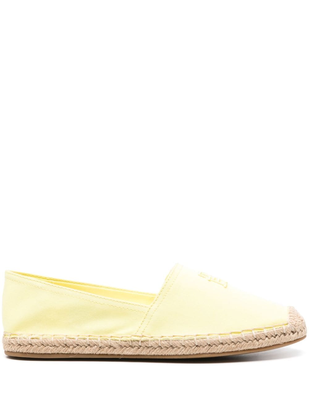 Tommy Hilfiger logo-embroidered espadrilles - Yellow von Tommy Hilfiger